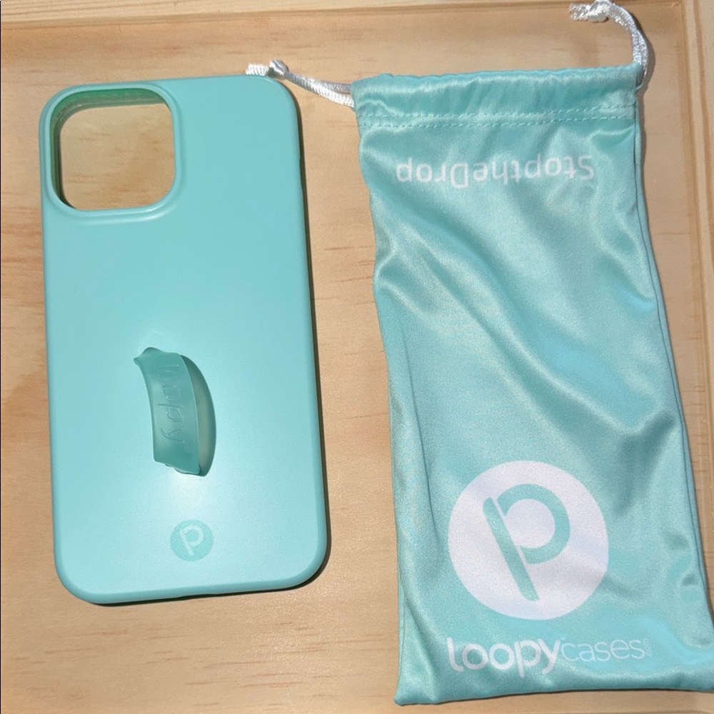 Mint iPhone 13 Promax Loopy Case